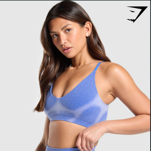 Blur Seamless Bralette - Iris Blue(S)